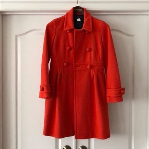 J. Crew Gramercy Pique Double Breasted Peacoat